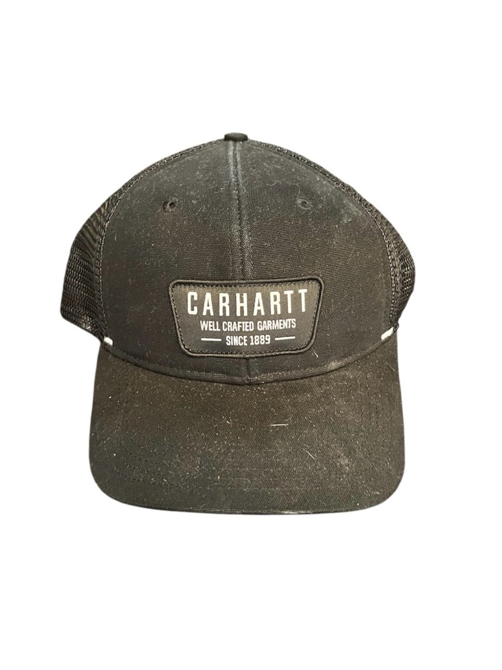 Carhartt Black Logo Patch Mesh-Back Cap